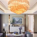 Loft Industry Modern - Vittoria Gold Chandelier